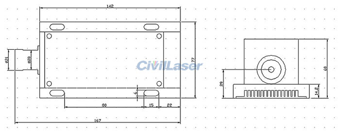 671nm DPSS laser